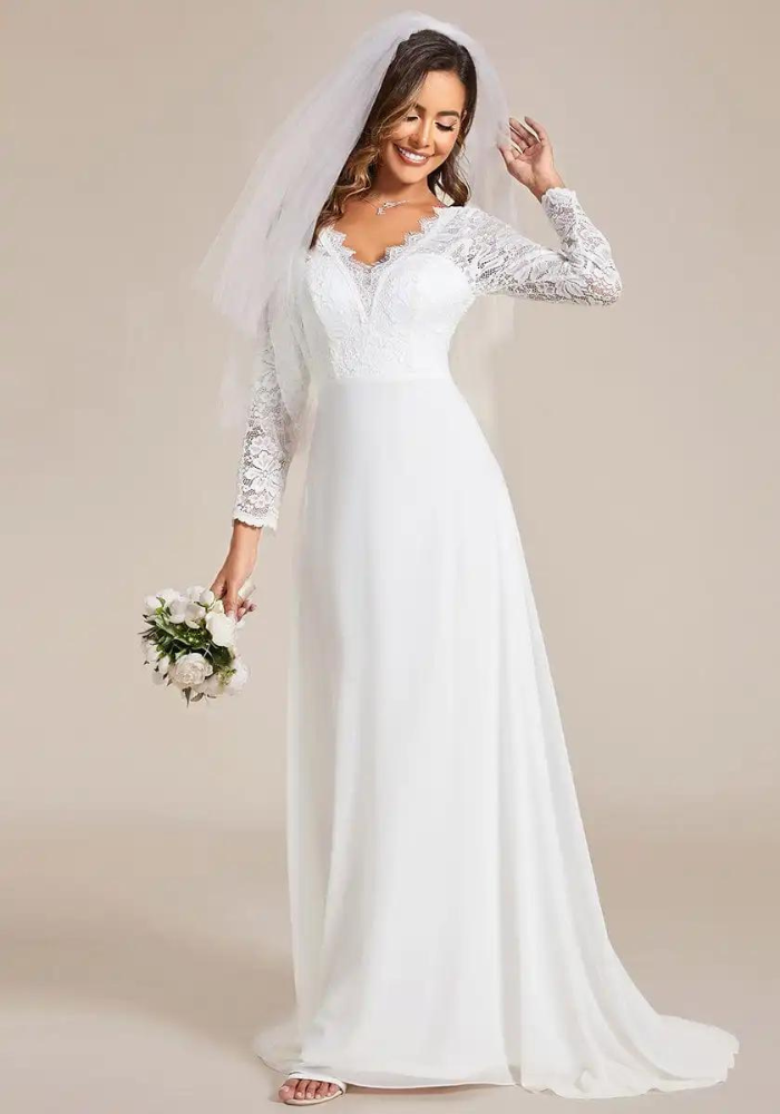 Robe mariage civil champêtre