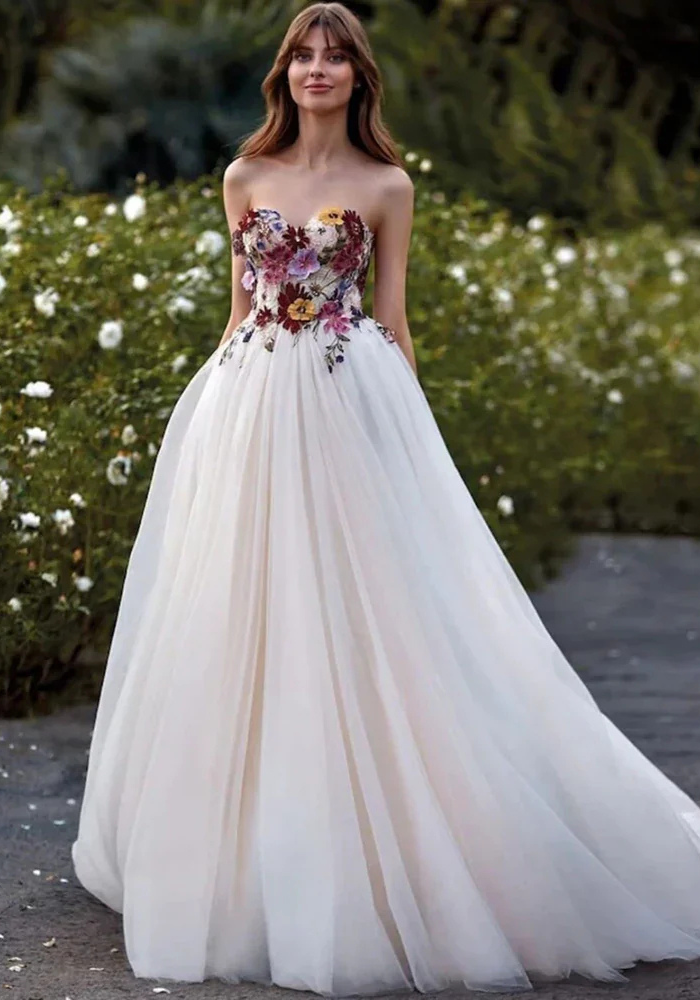 Robe mariage civil couleur
