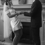Robe vintage mariage civil invite